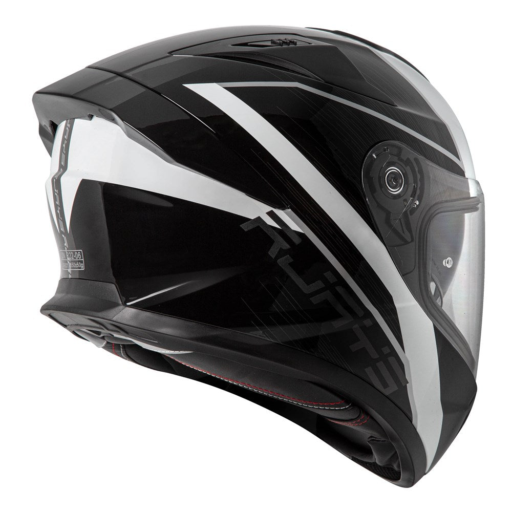 RJAYS APEX IV HELM RAKER BLK/WHT (2XL)