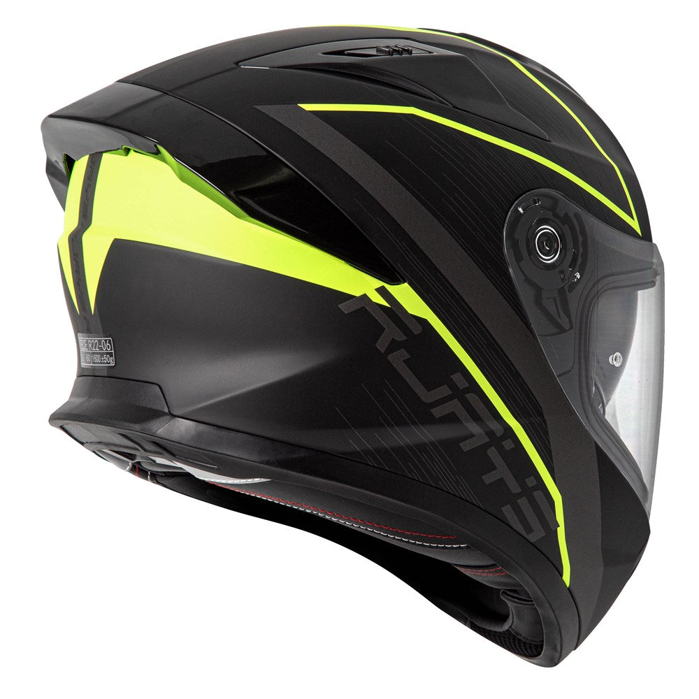RJAYS APEX IV HELM RAKER MATTE BLK/GRY/YLW (2XL)