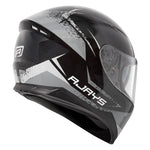 RJAYS DOMINATOR II HELM STRIKE BLK/GRY (XS)  [ONC01]