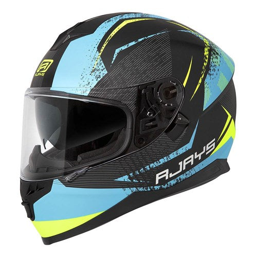 RJAYS DOMINATOR II HELM STRIKE MATT BLU/YEL (XL)  [ONC01]