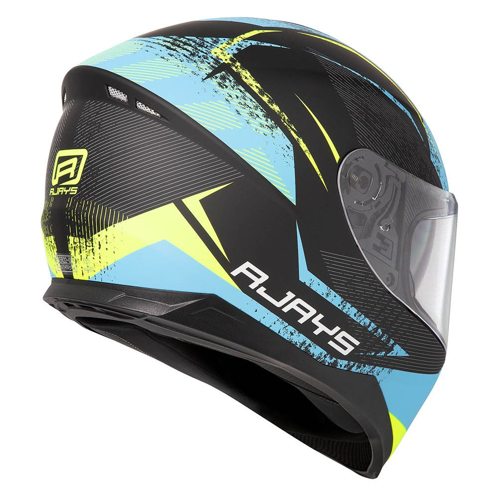 RJAYS DOMINATOR II HELM STRIKE MATT BLU/YEL (XL)  [ONC01]