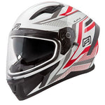 RJAYS APEX III HELM IGNITE WHITE/RED (SM)  [ONC01]