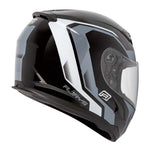 RJAYS GRID HELM GLOSS BLK/WHT (XS)  [ONC01]