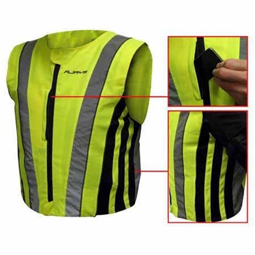 RJAYS PREMIUM SAFETY VEST - HI VIZ YEL (3XL)