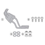 GIVI SPECIFIC KIT TO INSTALL MUDGUARD RM01/02 - HONDA NX500 24- / CB500X 19-23