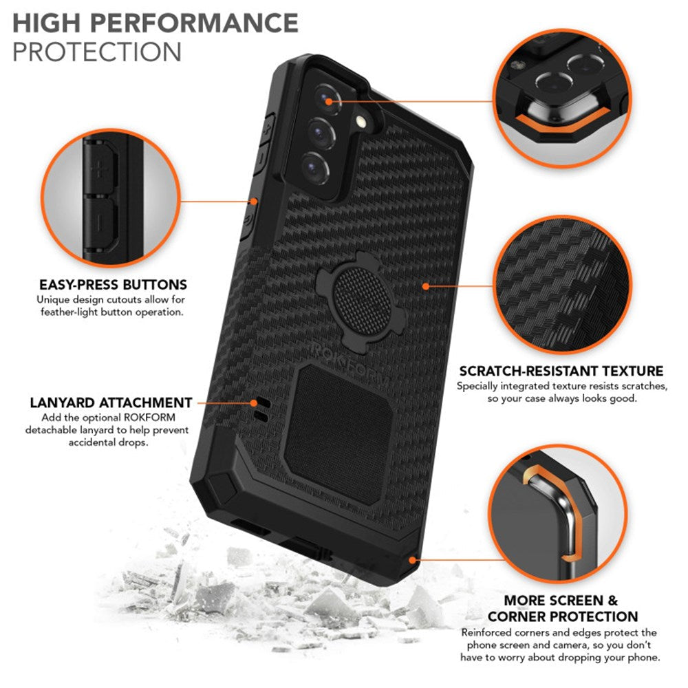 ROKFORM SAMSUNG GALAXY S21 RUGGED CASE BLACK [ONC01]