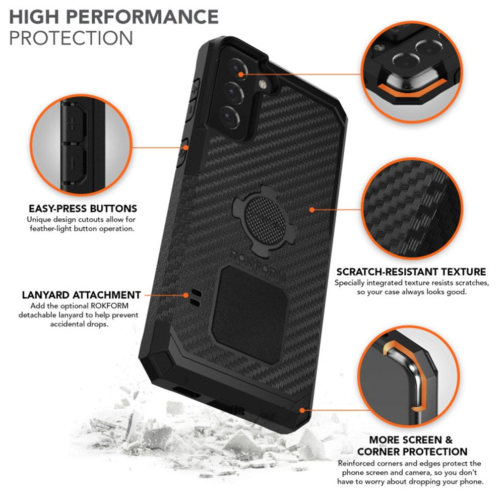 ROKFORM SAMSUNG GALAXY S21 PLUS RUGGED CASE BLACK [ONC01]