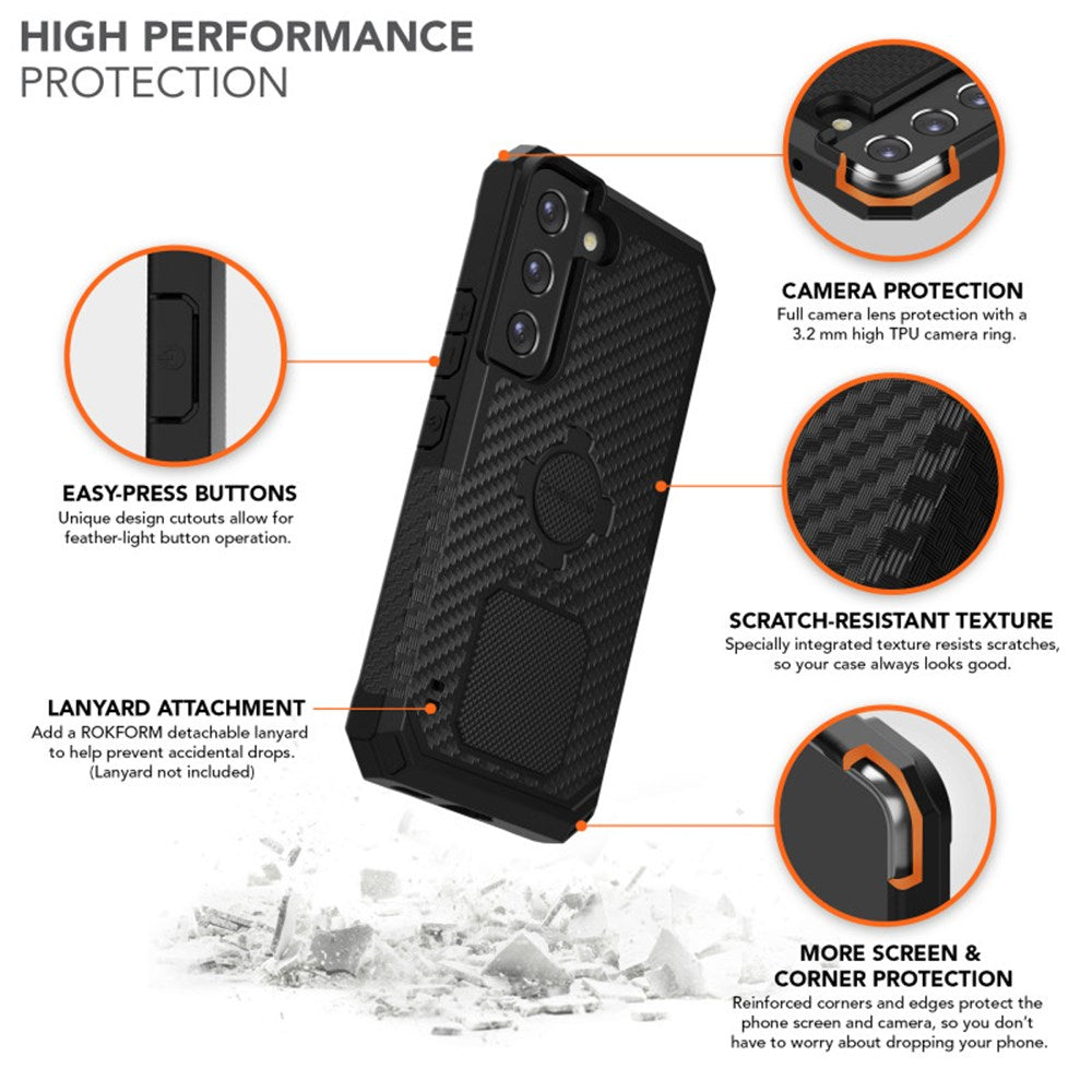 ROKFORM SAMSUNG GALAXY S22 5G RUGGED CASE BLACK [ONC01]