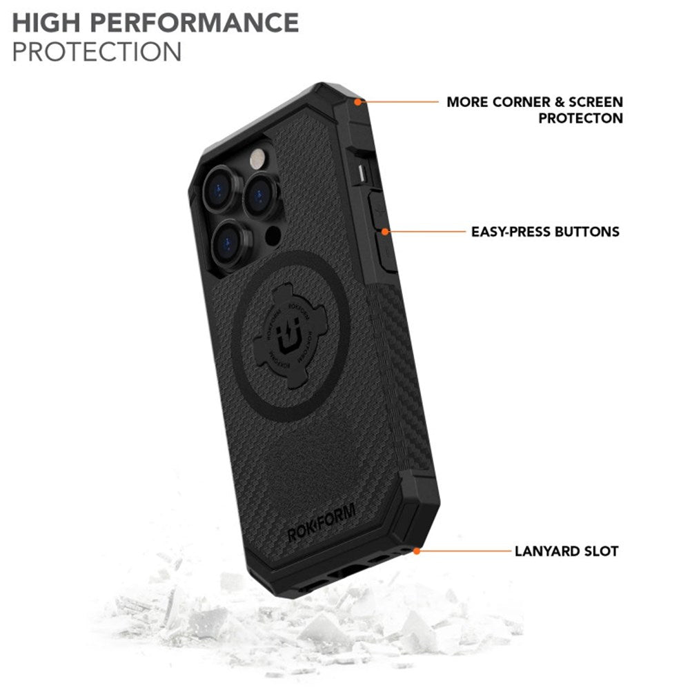 ROKFORM IPHONE 14 PRO RUGGED CASE - BLACK [ONC01]