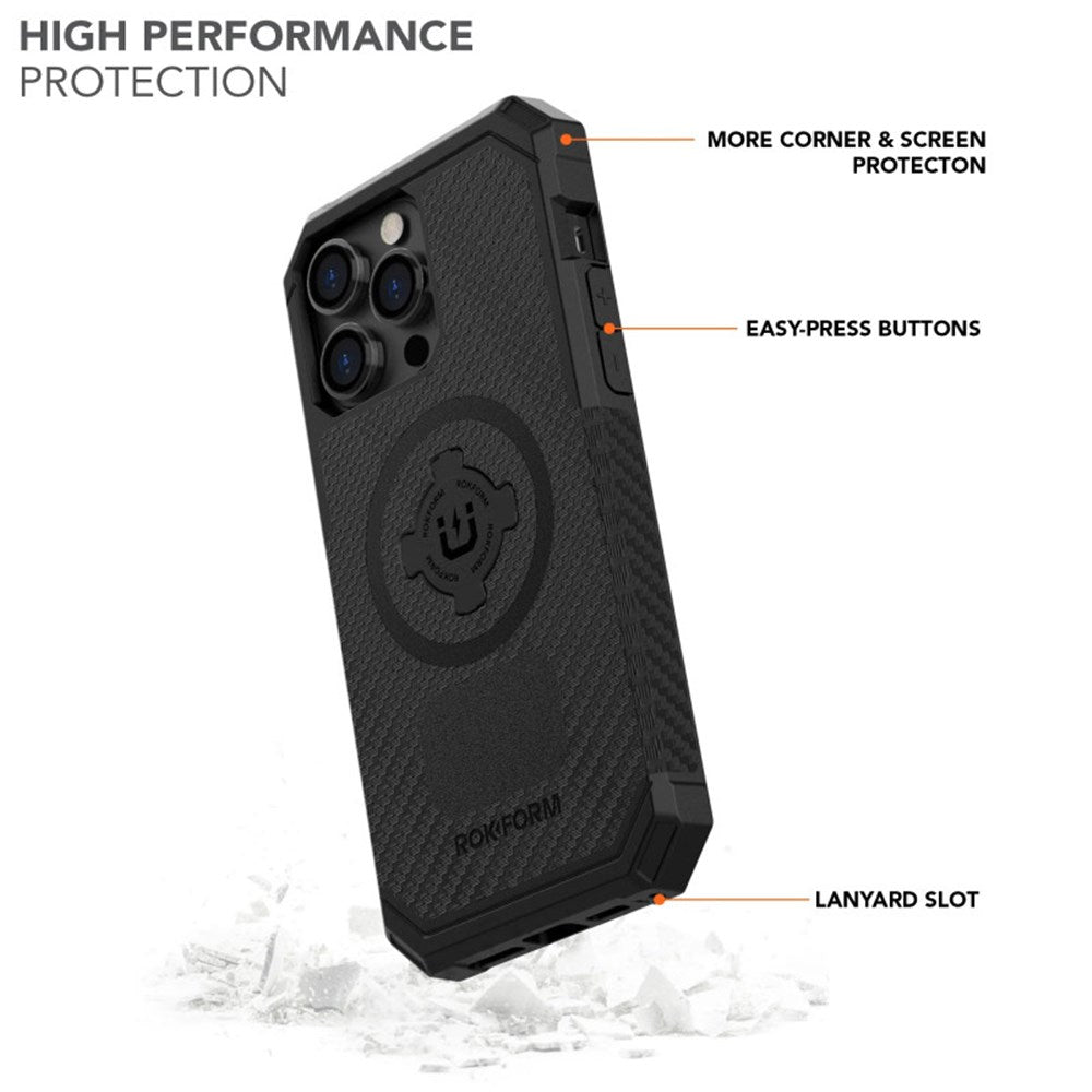 ROKFORM IPHONE 14 PRO MAX RUGGED CASE - BLACK [ONC01]