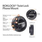 ROKFORM ROKLOCK ALUMINIUM CAR DASH MOUNT