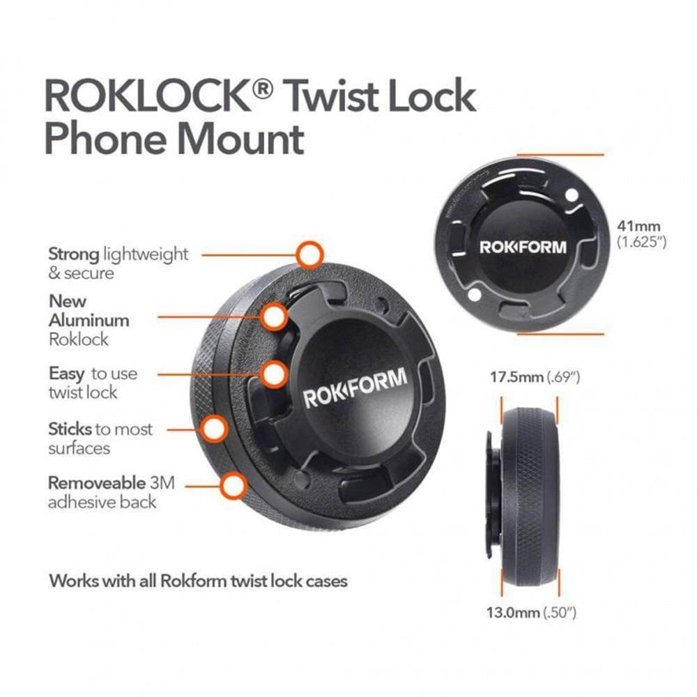 ROKFORM ROKLOCK ALUMINIUM CAR DASH MOUNT