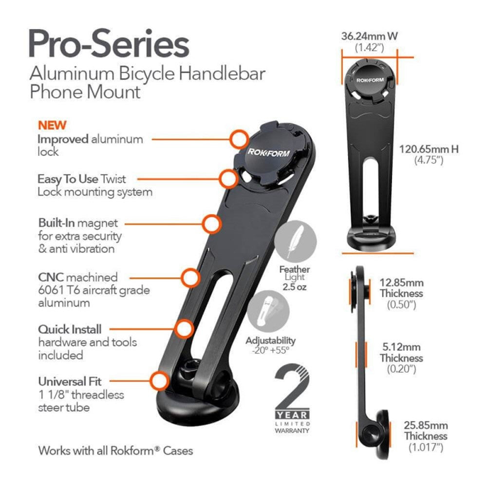 ROKFORM PRO SERIES ALUMINIUM BIKE MOUNT KIT [ONC01]