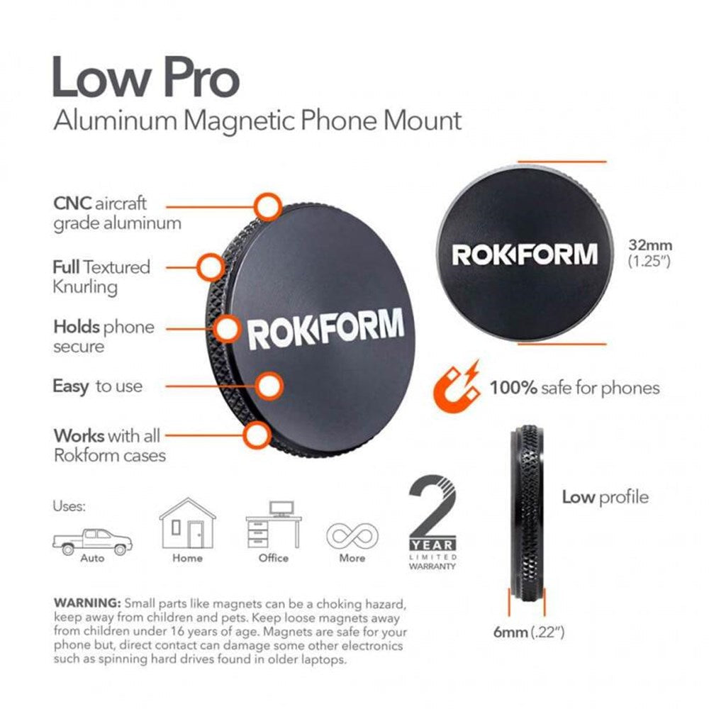 ROKFORM LOW PRO MAGNETIC CAR DASH MOUNT