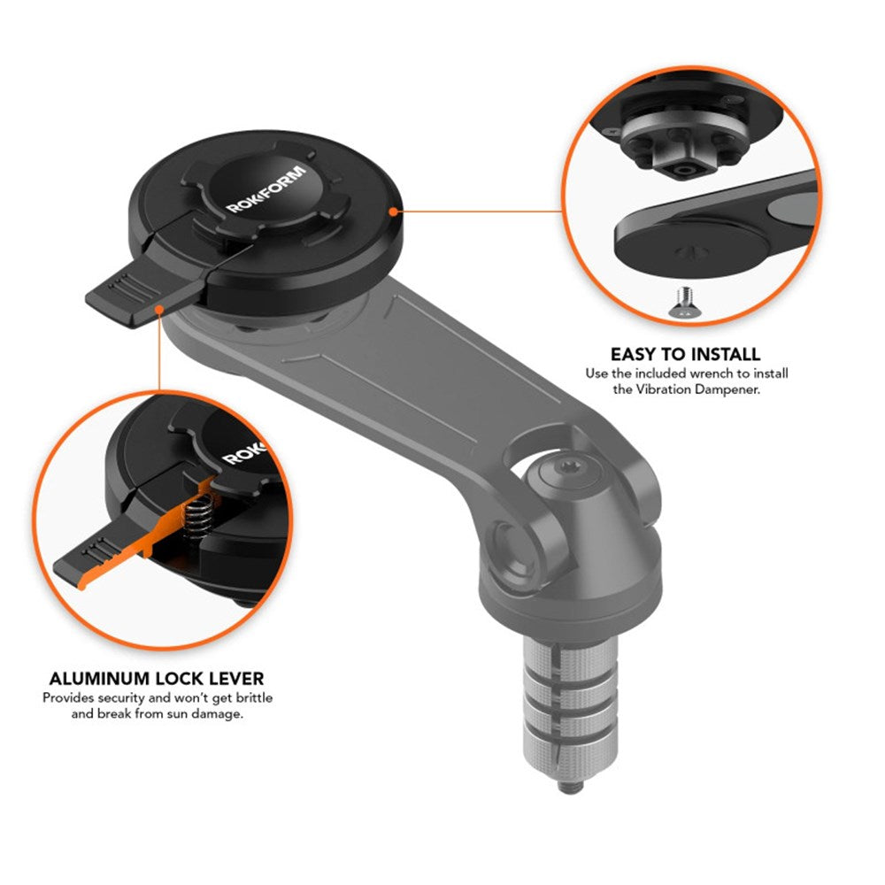 ROKFORM VIBRATION DAMPER V2 - HANDLEBAR + PERCH MOUNTS [ONC01] #