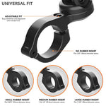 ROKFORM MOTORCYCLE HANDLEBAR CLAMP MOUNT BLACK [ONC01]