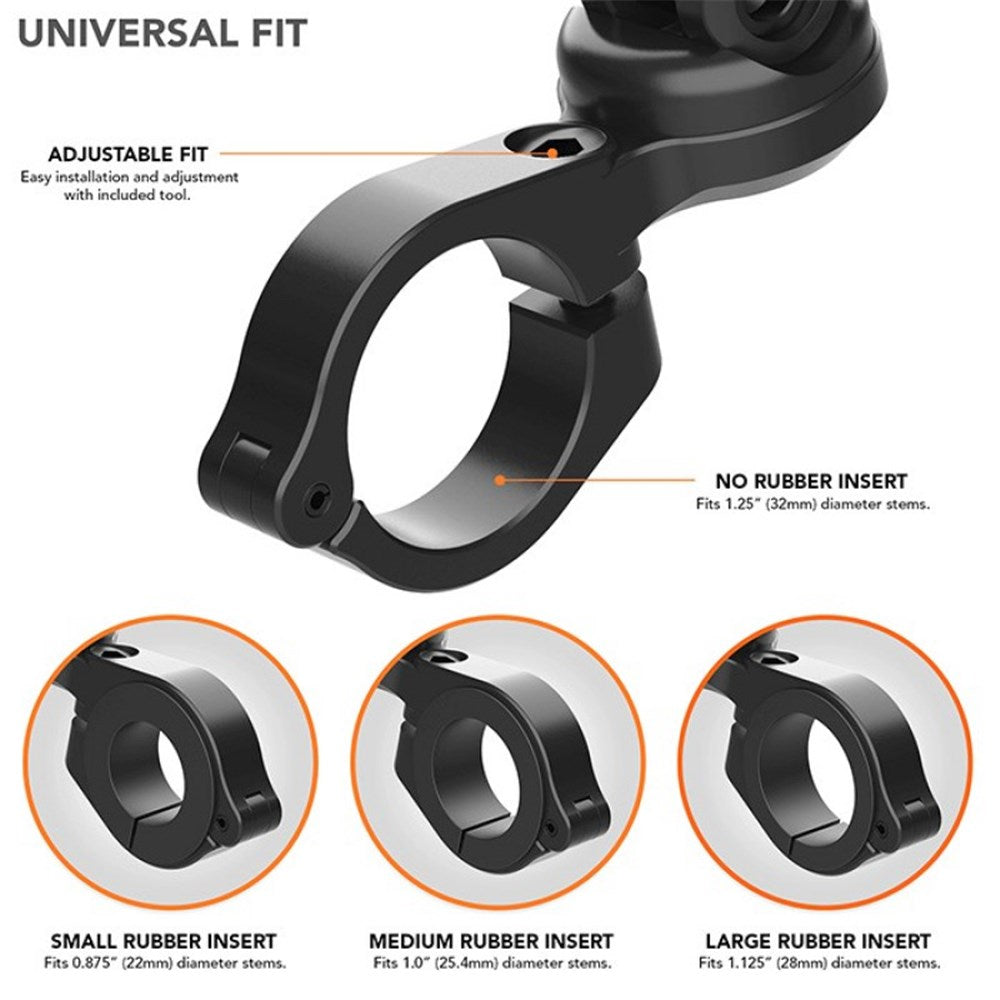 ROKFORM MOTORCYCLE HANDLEBAR CLAMP MOUNT BLACK [ONC01]
