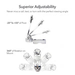 ROKFORM MOTORCYCLE PERCH MOUNT HARLEY POLISHED [ONC01]