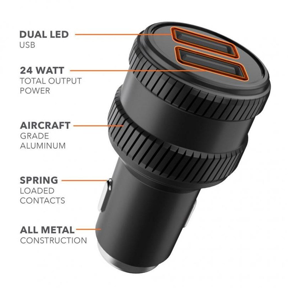 ROKFORM PREMIUM CAR CHARGER BLACK