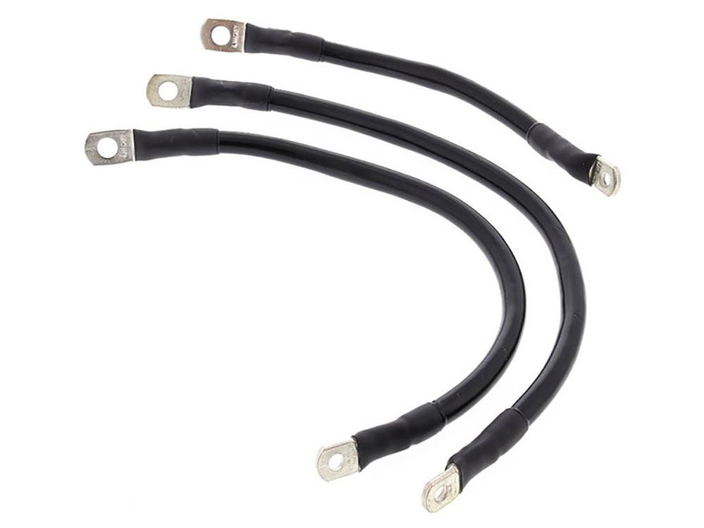 ALL BALLS RACING BATTERY CABLES FLH93-08 BLK