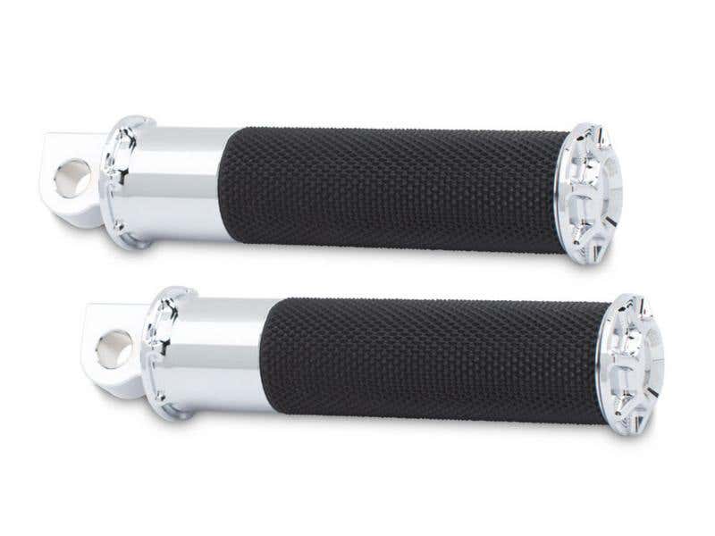 ARLEN NESS BEVELED FUSION FOOTPEGS - CHROME.