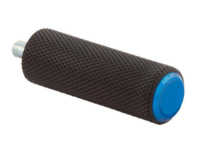 ARLEN NESS KNURLED FUSION SHIFTPEG - BLUE. FITS H-D.
