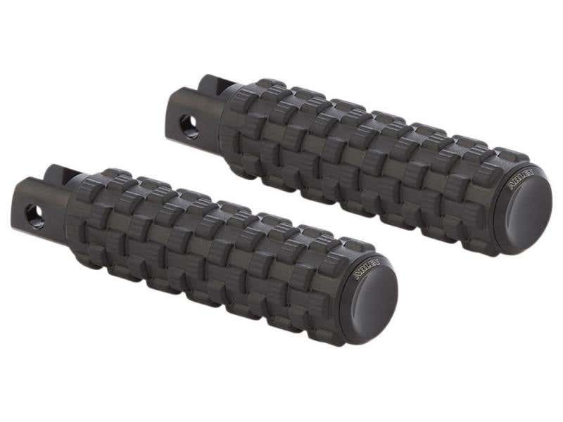 ARLEN NESS AIR TRAX FOOTPEGS - BLACK. FITS SOFTAIL 2018UP FRONT RIDER