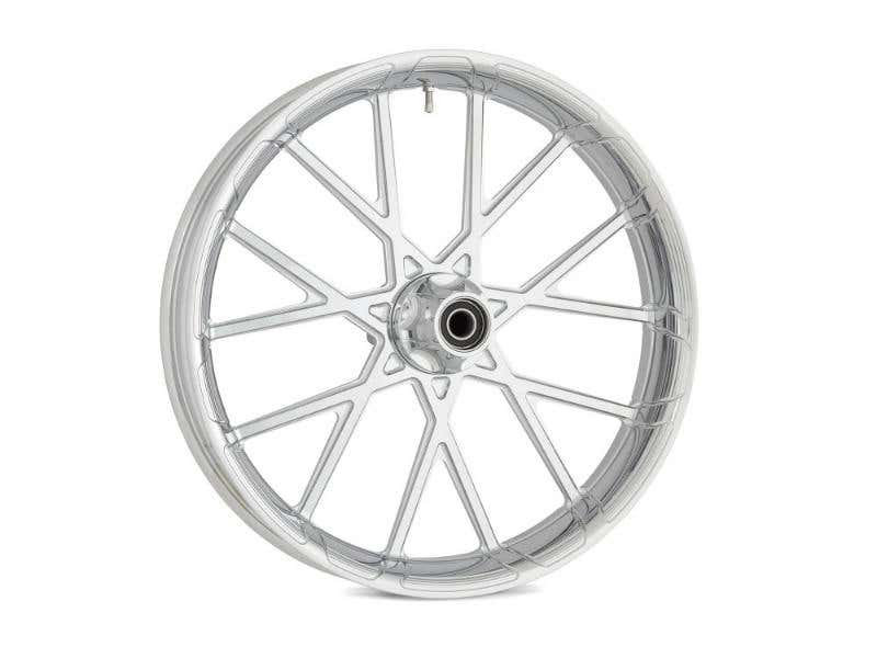 ARLEN NESS 18IN. X 5-1/2IN. PROCROSS FRONT WHEEL WITH HUB - CHROME. FITS FXFB FAT BOB 2018-2024
