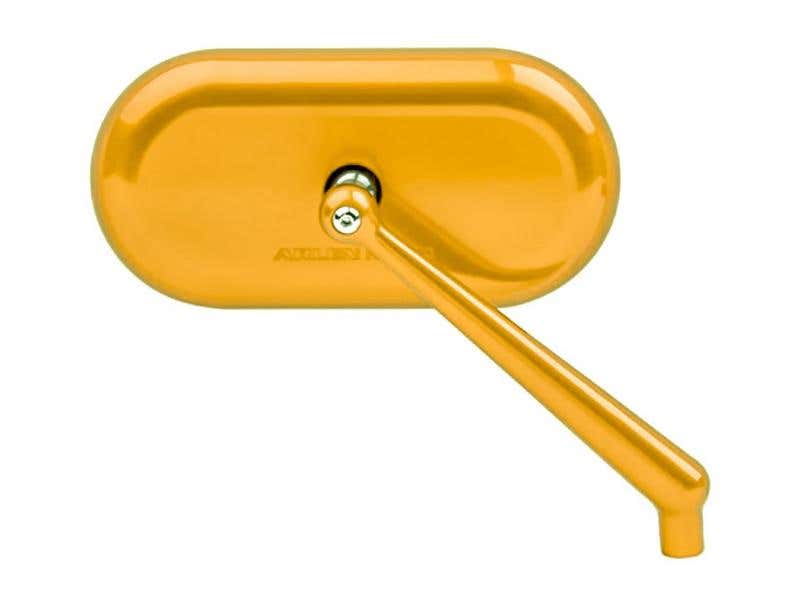 ARLEN NESS FORGED OVAL MIRROR - GOLD. FITS RIGHT.