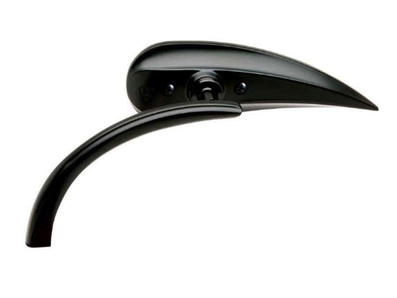 ARLEN NESS RAD II TEARDROP MIRROR - BLACK. FITS LEFT