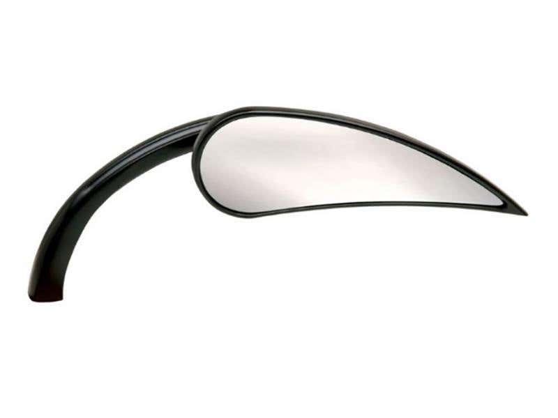 ARLEN NESS RAD II TEARDROP MIRROR - BLACK. FITS RIGHT.