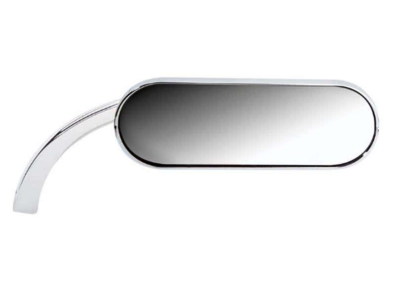 ARLEN NESS MINI OVAL MIRROR - CHROME. FITS RIGHT.