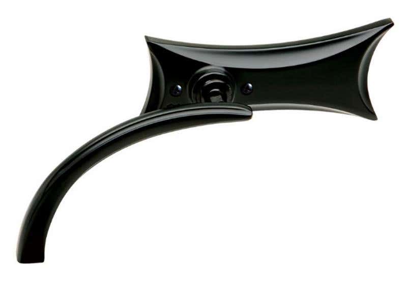 ARLEN NESS FOUR POINT MIRROR - BLACK. FITS LEFT.