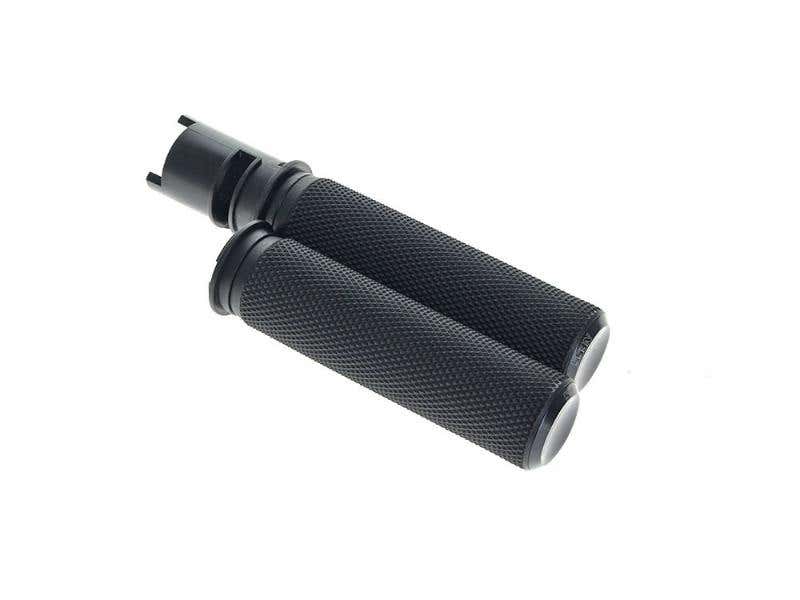 ARLEN NESS KNURLED FUSION HANDGRIPS - BLACK. FITS CVO TOURING 2023UP STREET GLIDE & ROAD GLIDE 2024UP TOURING 2025UP & SOFTAIL 2025UP