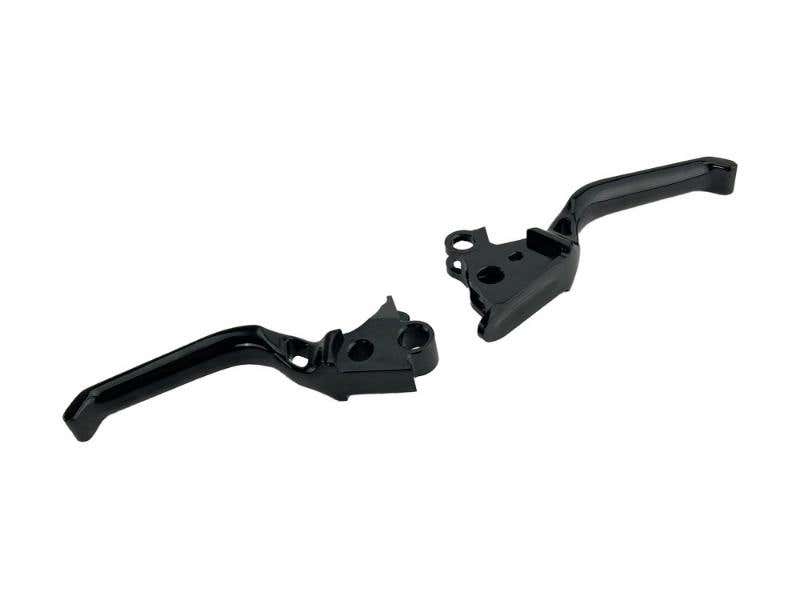 ARLEN NESS METHOD LEVERS - BLACK. FITS TOURING 2008-2013 & ROAD KING 2014-2016.