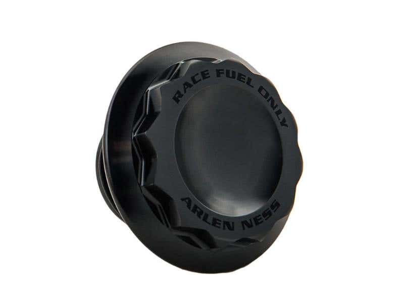 ARLEN NESS 12 POINT RIGHT HAND VENTED SCREW-IN FUEL CAP - BLACK. FITS H-D BIG TWIN 1996UP & SPORTSTER 1996-2021