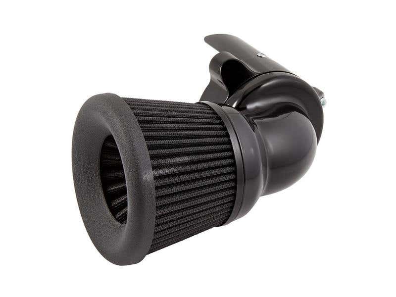 ARLEN NESS 90 DEGREE VELOCITY AIR CLEANER KIT - BLACK. FITS INDIAN TOURING & CRUISER 2014UP WITH 111CI OR 116CI THUNDERSTROKE ENGINES.