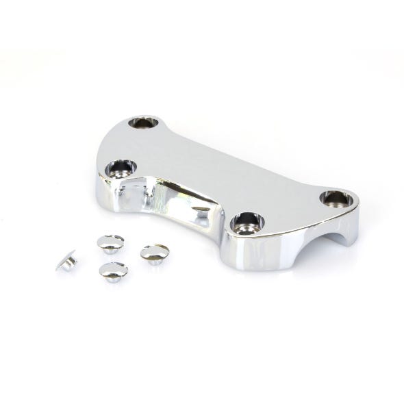 ROLLIES SPEED SHOP H/BAR TOP CLAMP PLAIN BT74UP