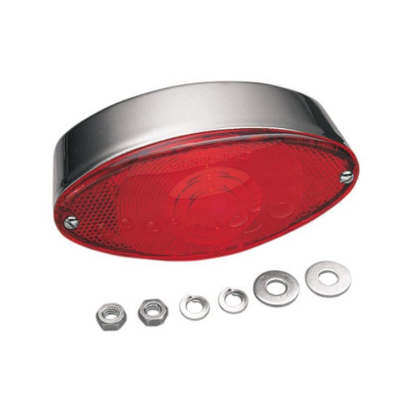 ROLLIES SPEED SHOP T/LIGHT CATEYE 12V CHR
