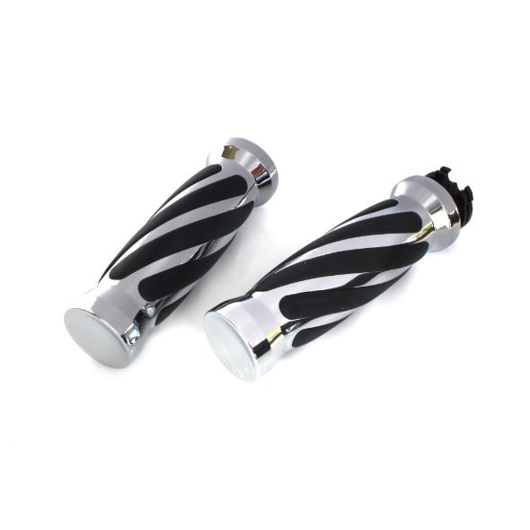 ROLLIES SPEED SHOP HANDGRIPS CABLE TWIST STYLE
