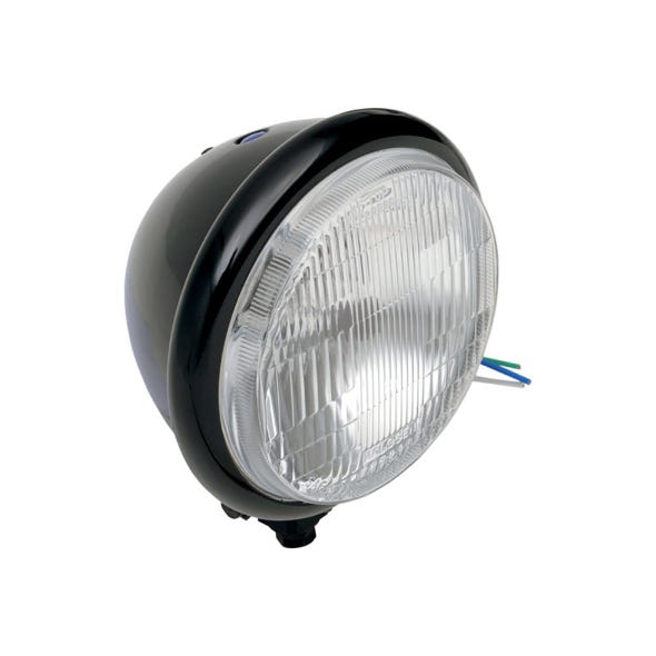 ROLLIES SPEED SHOP H/LIGHT 5-3/4 BATZ BOTTOM MNT BLK