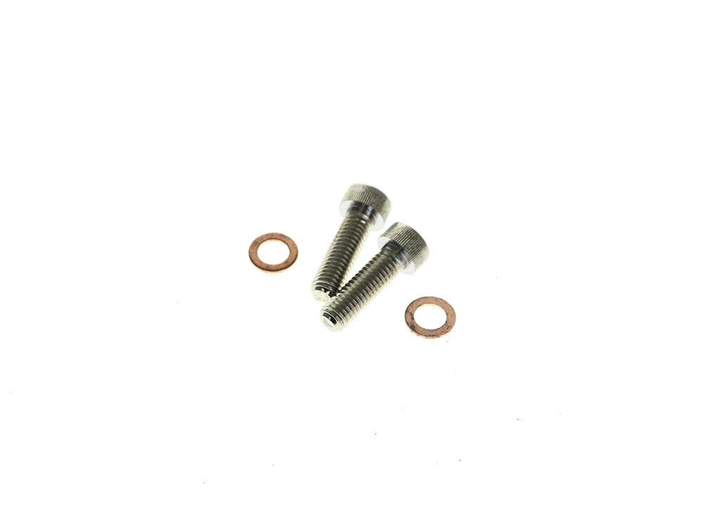 ROLLIES SPEED SHOP DAMPER TUBE SCREW & WASHER (PAIR)