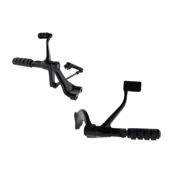 ROLLIES SPEED SHOP F/CONTROLS XL14-21 BLK W/PEGS