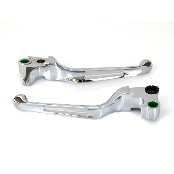 ROLLIES SPEED SHOP LEVERS 2 SLOT CHR S/TAIL96-14