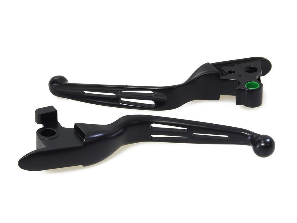 ROLLIES SPEED SHOP LEVERS 3 SLOT S/TAIL18UP BLK
