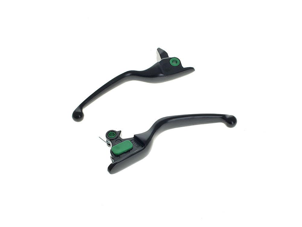ROLLIES SPEED SHOP LEVERS FLH21UP BLK W/CABLE CLUTCH