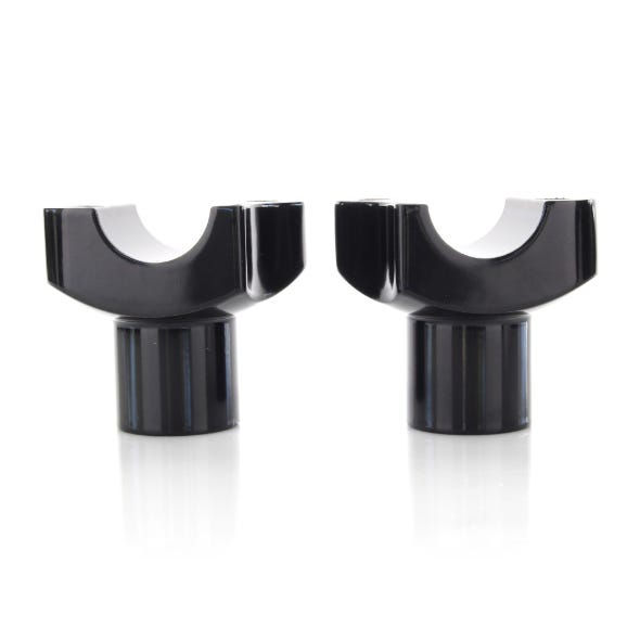 ROLLIES SPEED SHOP RISERS 2 STRAIGHT BLK