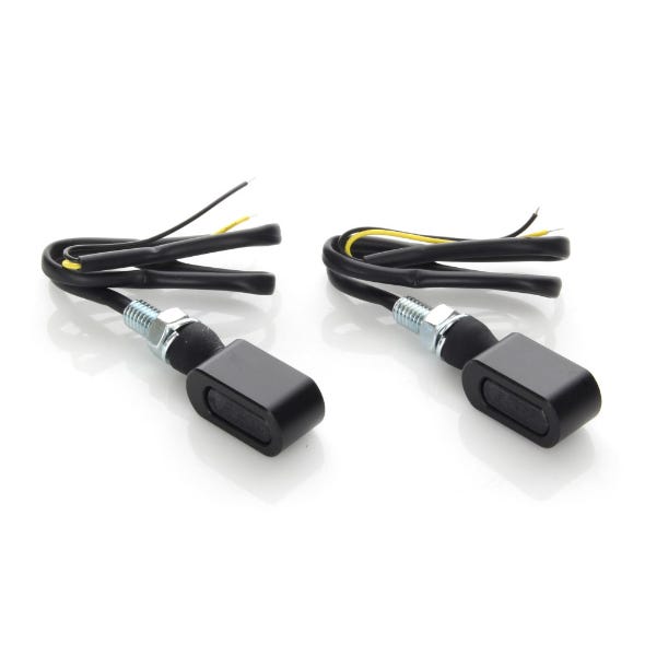 ROLLIES SPEED SHOP T/SIGNAL BLK UNIVERSAL. (PAIR)