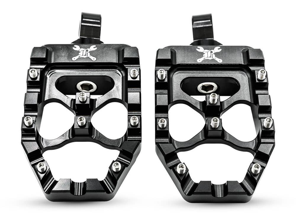 BURLY BRAND FOOTPEGS MX EVOLUTION BLK