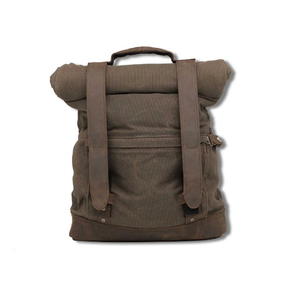 BURLY BRAND BAG BACK PACK DARK OAK